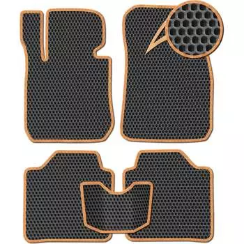 Ковры в салон автомобиля lada niva travel вариант макси 3d 2020 - Eva Smart 3580-B5A1-S