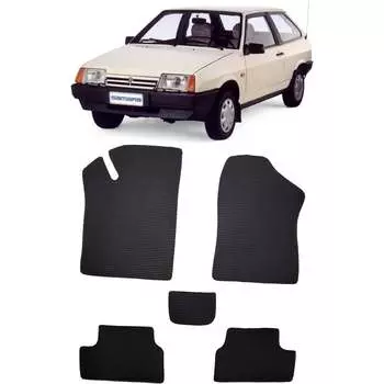 Ковры в салон автомобиля lada samara 2108-15 1984 - 2013 Eva Smart 1930-A1B5-S