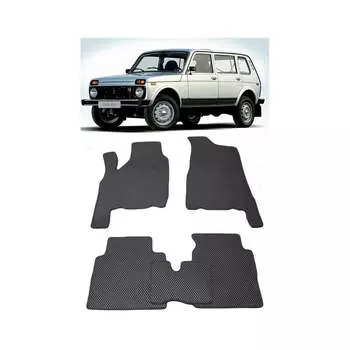 Ковры в салон автомобиля lada (ваз) 2131 5дв 4x4 1993 - 2019 Eva Smart 1928-B5A7-S