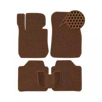 Ковры в салон автомобиля Mercedes-Benz M-класс III (W166) вариант макси 3d 2011 - 2015 Eva Smart ЭВА СОТА 2957-A6A6-S