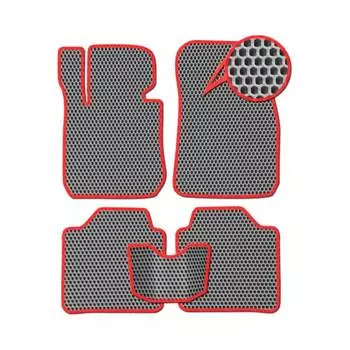 Ковры в салон автомобиля Nissan Leaf I ELECTRO CVT правый руль 5дв хэтчбек вариант 3d макси 2010 - 2016 Eva Smart ЭВА СОТА 3503-B1A7-S