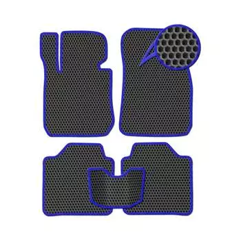 Ковры в салон автомобиля Nissan Leaf I ELECTRO CVT правый руль 5дв хэтчбек вариант 3d макси 2010 - 2016 Eva Smart ЭВА СОТА 3503-B5B2-S