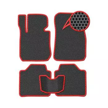 Ковры в салон автомобиля Nissan Leaf I ELECTRO CVT правый руль 5дв хэтчбек вариант 3d макси 2010 - 2016 Eva Smart ЭВА СОТА 3503-B5A7-S