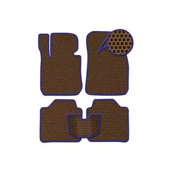 Ковры в салон автомобиля Nissan Leaf I ELECTRO CVT правый руль 5дв хэтчбек вариант 3d макси 2010 - 2016 Eva Smart ЭВА СОТА 3503-A6B2-S