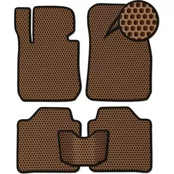 Ковры в салон автомобиля Nissan Leaf I ELECTRO CVT правый руль 5дв хэтчбек вариант 3d макси 2010 - 2016 Eva Smart ЭВА СОТА 3503-A6B5-S