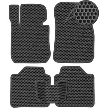 Ковры в салон автомобиля Nissan Leaf I ELECTRO CVT правый руль 5дв хэтчбек вариант 3d макси 2010 - 2016 Eva Smart ЭВА СОТА 3503-B5B5-S