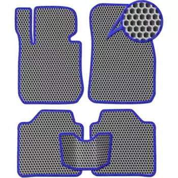 Ковры в салон автомобиля Opel Astra H хэтчбек, GTC купе, универсал вариант макси 3d 2004 - 2015 Eva Smart ЭВА СОТА 3138-B1B2-S