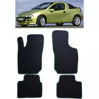 Ковры в салон автомобиля opel tigra купе 1994 - 2001 Eva Smart 1990-B1A7-S