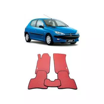 Ковры в салон автомобиля peugeot 206 1998 - 2012 Eva Smart 1653-B1B2-S