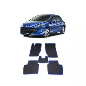 Ковры в салон автомобиля peugeot 308 i 2008 - 2015 Eva Smart 1662-B1B5-S