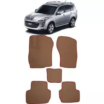 Ковры в салон автомобиля peugeot 4007 2007 - 2012 Eva Smart 1663-B5A6-S