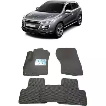 Ковры в салон автомобиля peugeot 4008 2012 - 2017 Eva Smart 1664-B1A1-S