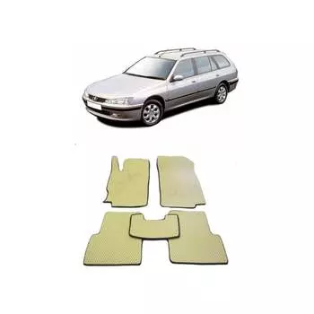 Ковры в салон автомобиля peugeot 406 1996 - 2004 Eva Smart 2111-B5A1-S