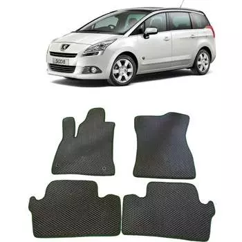 Ковры в салон автомобиля peugeot 5008 i 2009 - 2016 Eva Smart 1667-A6A7-S