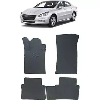 Ковры в салон автомобиля peugeot 508 i седан 2011 - 2014 Eva Smart 2736-B5A6-S