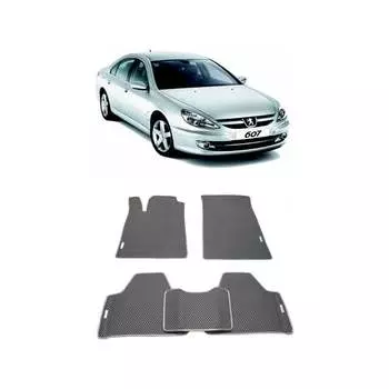 Ковры в салон автомобиля peugeot 607 1999 - 2009 Eva Smart 1668-A1B2-S