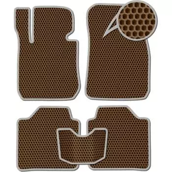 Ковры в салон автомобиля peugeot traveller i 7мест 2016 - Eva Smart 3496-A6B1-S