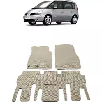 Ковры в салон автомобиля renault espace iv 5мест 2002 - 2012 Eva Smart 1690-A6B2-S