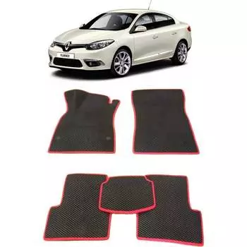 Ковры в салон автомобиля renault fluence седан 2010 - 2017 Eva Smart 1691-B1B2-S