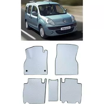 Ковры в салон автомобиля renault kangoo ii 2008 - 2013 Eva Smart 2347-A6B5-S