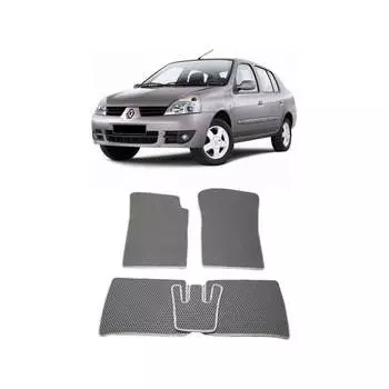 Ковры в салон автомобиля renault symbol i 1998 - 2008 Eva Smart 1708-A1B5-S