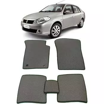 Ковры в салон автомобиля renault symbol ll 2008 - 2012 Eva Smart 2649-B5B2-S
