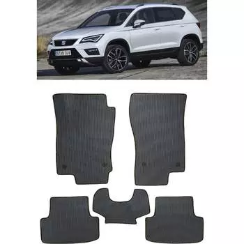 Ковры в салон автомобиля seat ateca i 2016 – 2020 Eva Smart 3556-A1A7-S