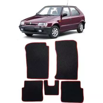 Ковры в салон автомобиля skoda felicia i хэтчбек 1994 - 1998 Eva Smart 3371-A6A1-S