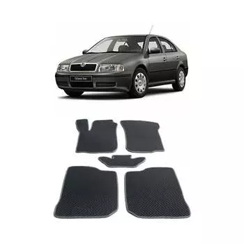 Ковры в салон автомобиля skoda octavia tour 1997 - 2010 Eva Smart 1726-B5B2-S