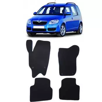 Ковры в салон автомобиля skoda roomster 2006 - 2015 Eva Smart 1730-B5B2-S