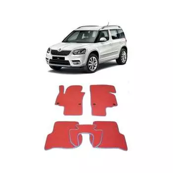 Ковры в салон автомобиля skoda yeti 2009 - 2018 Eva Smart 1733-A1B1-S