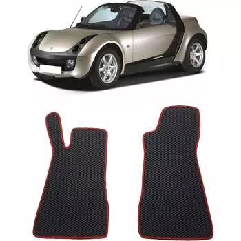 Ковры в салон автомобиля smart roadster 2003 - 2006 Eva Smart 1984-B5B2-S