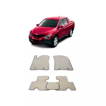 Ковры в салон автомобиля ssang yong actyon sport i 2007 - 2012 Eva Smart 1744-A1B5-S