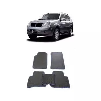 Ковры в салон автомобиля ssang yong rexton ii 2006 - 2012 Eva Smart 2378-B5A7-S