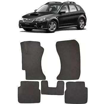 Ковры в салон автомобиля subaru impreza xv (gh) 2010 - 2011 Eva Smart 3862-B5B1-S