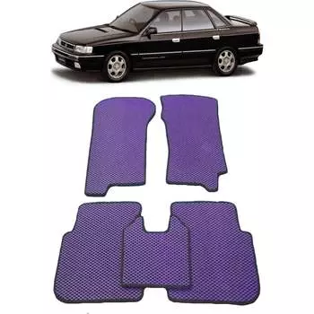 Ковры в салон автомобиля subaru legacy i правый руль 1989 - 1994 Eva Smart 2538-B5A1-S
