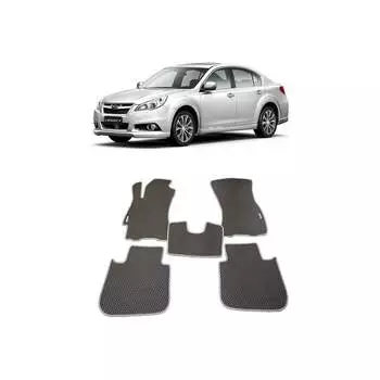 Ковры в салон автомобиля subaru legacy v 2009 - 2015 Eva Smart 1763-A1B2-S