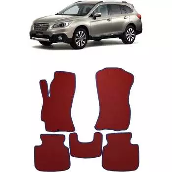 Ковры в салон автомобиля subaru outback v 2015 - 2018 Eva Smart 2055-A6A1-S