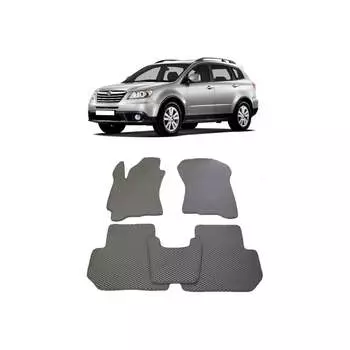 Ковры в салон автомобиля subaru tribeca i 2004 - 2014 Eva Smart 1767-B1B2-S