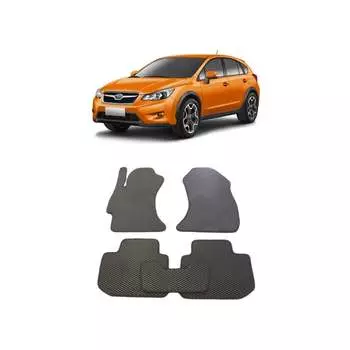 Ковры в салон автомобиля subaru xv 2011 - 2017 Eva Smart 1768-B5B1-S