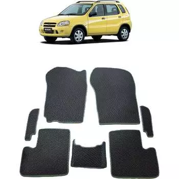 Ковры в салон автомобиля suzuki ignis i 2000 - 2006 Eva Smart 2896-B5A6-S