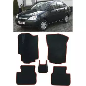 Ковры в салон автомобиля suzuki liana i 2001 - 2006 Eva Smart 3497-B1A7-S
