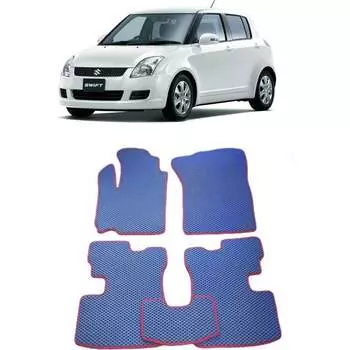 Ковры в салон автомобиля suzuki swift iii 2004 - 2010 Eva Smart 1779-A1B1-S
