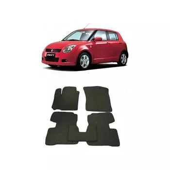 Ковры в салон автомобиля suzuki swift iv 2010 - 2013 Eva Smart 2198-B1A6-S