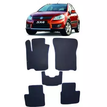 Ковры в салон автомобиля suzuki sx-4 i 2006 - 2014 Eva Smart 1780-A6B5-S