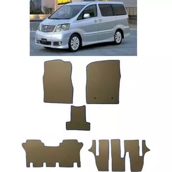 Ковры в салон автомобиля toyota alphard i 7мест 2002 - 2005 Eva Smart 3459-B5A7-S