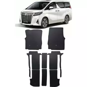 Ковры в салон автомобиля toyota alphard iii рестайлинг 7мест 2017 - Eva Smart 3195-A1A1-S