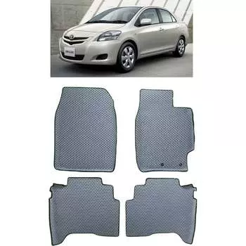 Ковры в салон автомобиля toyota belta правый руль вариант макси 3d 2005 - 2012 Eva Smart 3753-A6B1-S