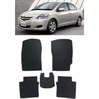 Ковры в салон автомобиля toyota belta правый руль 2005 - 2012 Eva Smart 3506-B5B1-S
