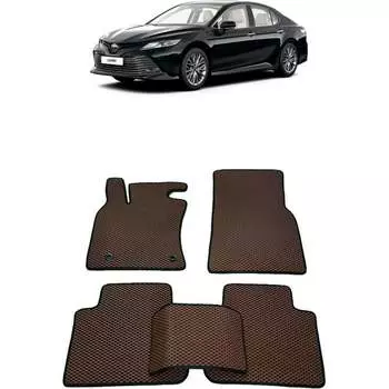 Ковры в салон автомобиля toyota camry viii (xv70) 2017 - Eva Smart 2675-B1B5-S